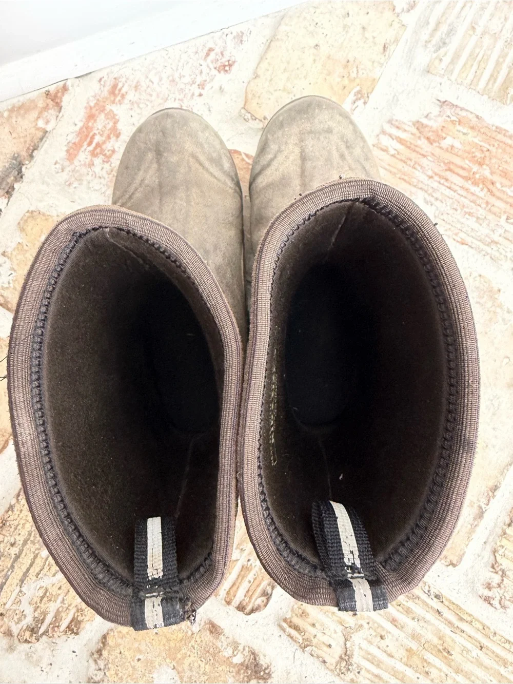 Kids Brown Waterproof Rain & Snow Boots Muck Boot Company size 3